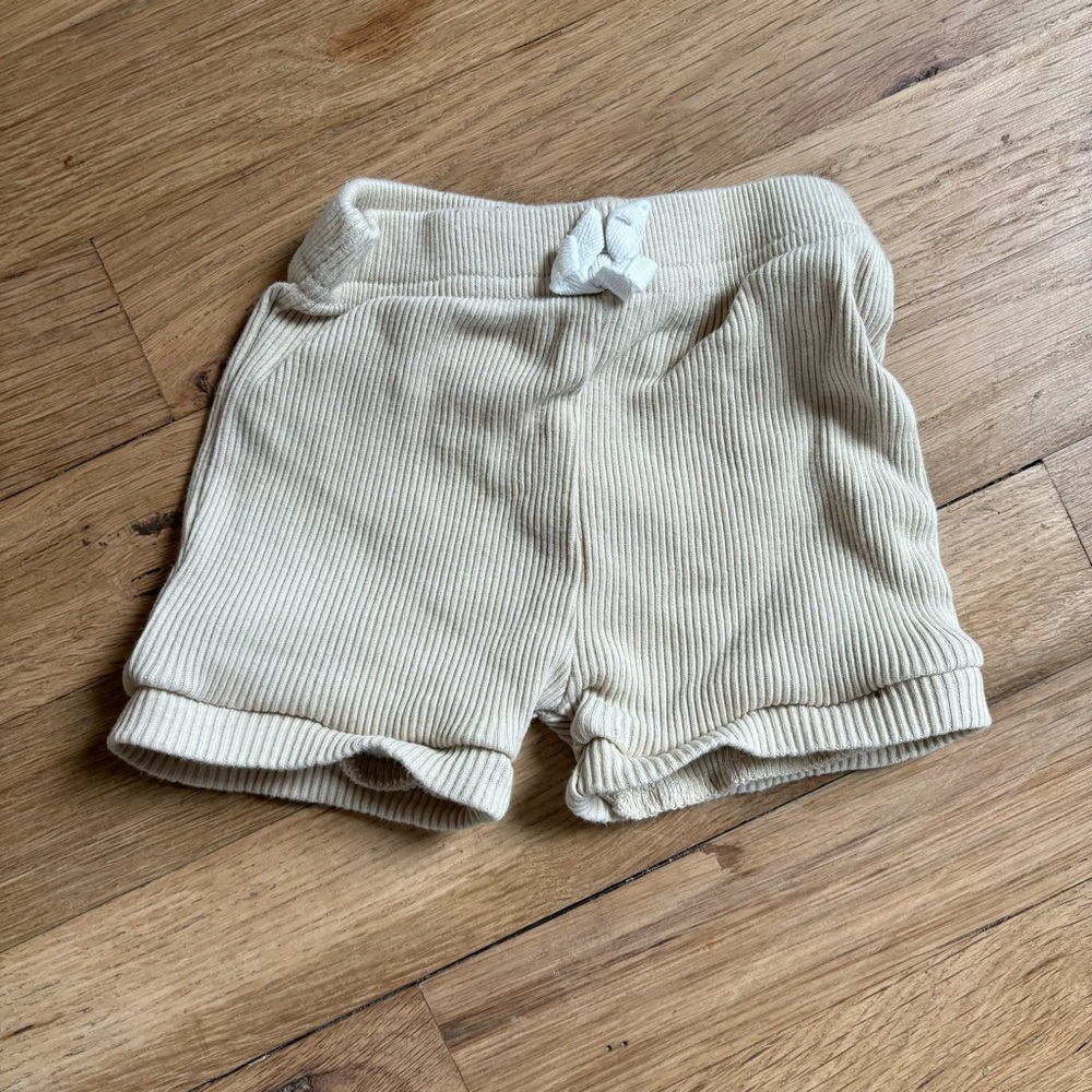 Liam & James ribbed shorts